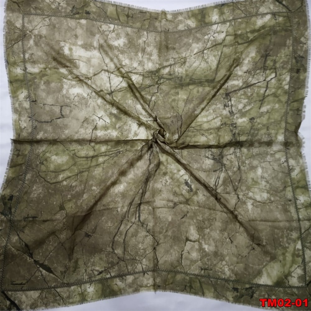 Taçmahal Flamlı Coton Eşarp(tm02-01)