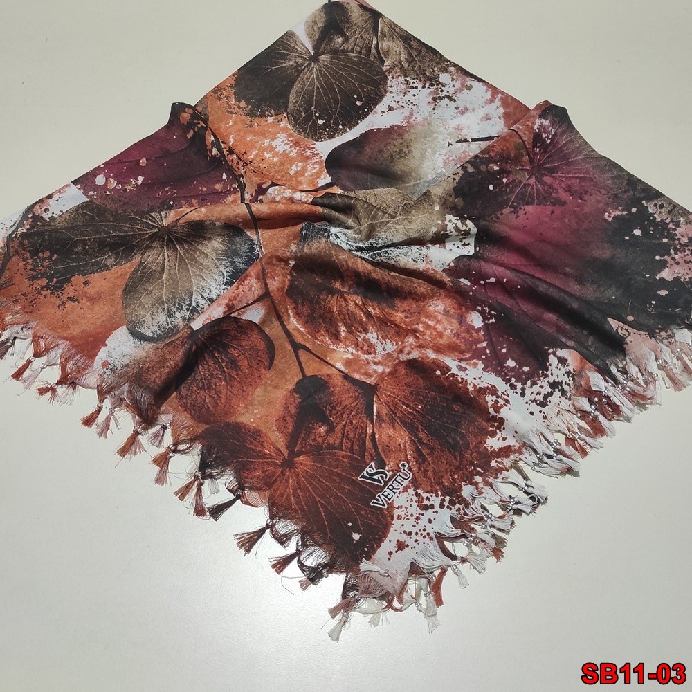 Vertu Boncuklu Cotton Eşarp(sb11-03)