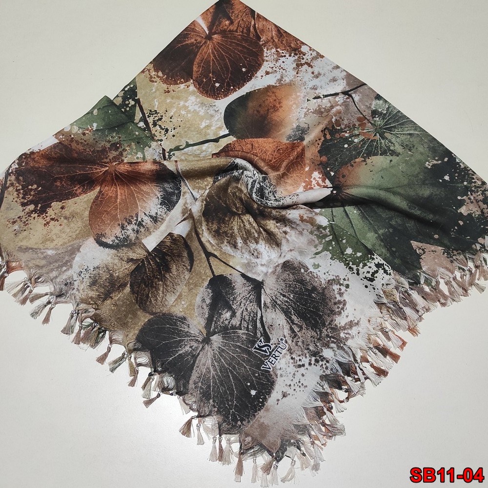 Vertu Boncuklu Cotton Eşarp(sb11-04)