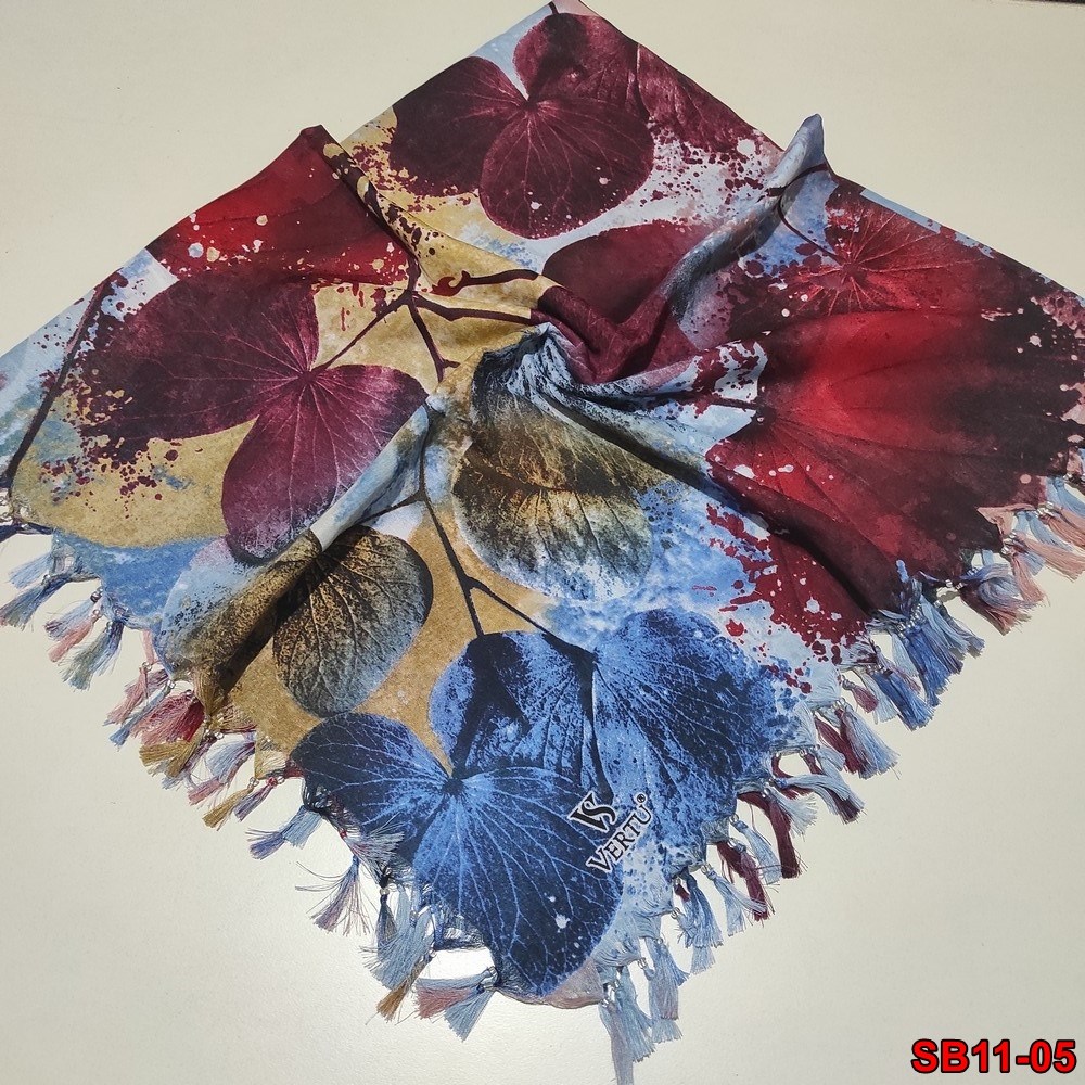 Vertu Boncuklu Cotton Eşarp(sb11-05)