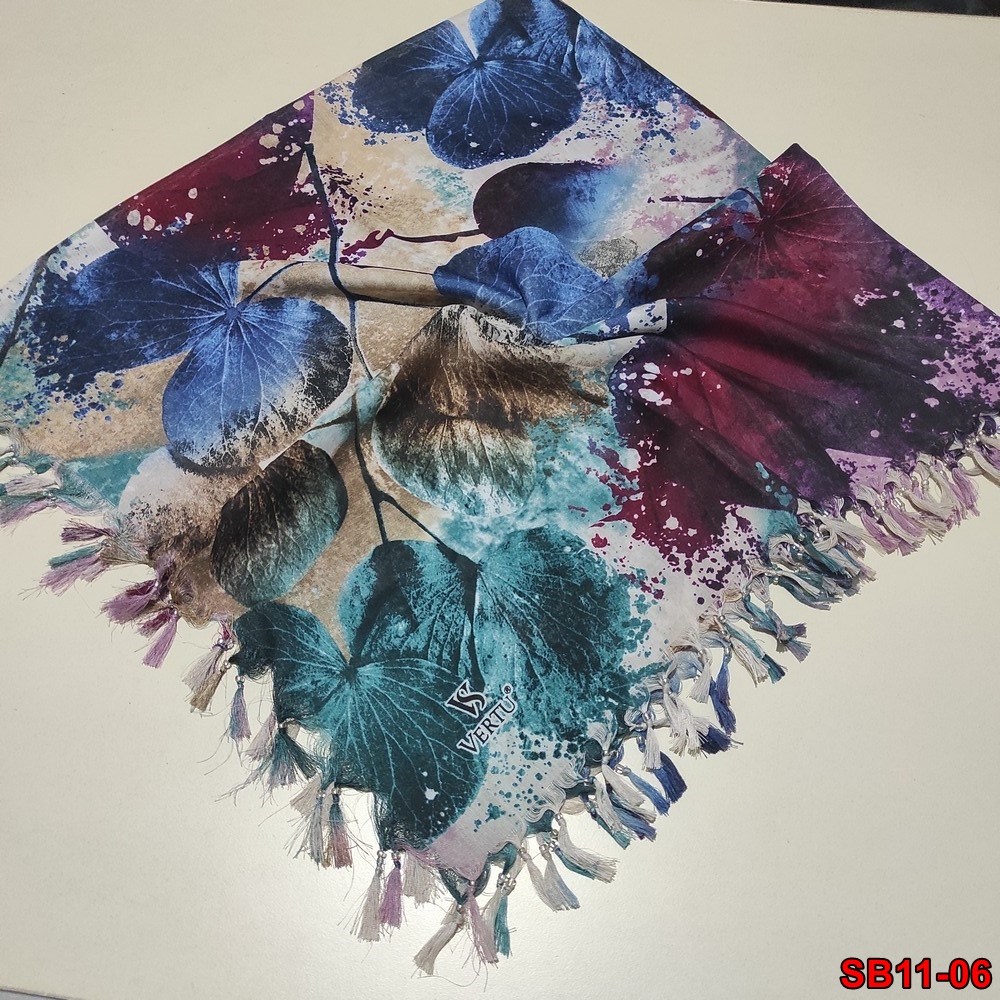 Vertu Boncuklu Cotton Eşarp(sb11-06)