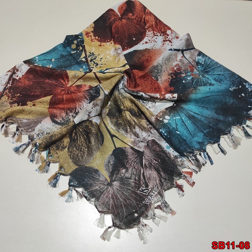 Vertu Boncuklu Cotton Eşarp(sb11-08)