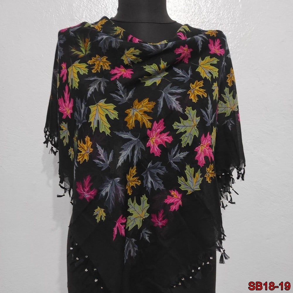 Vertu Boncuklu Cotton Eşarp(sb18-19)