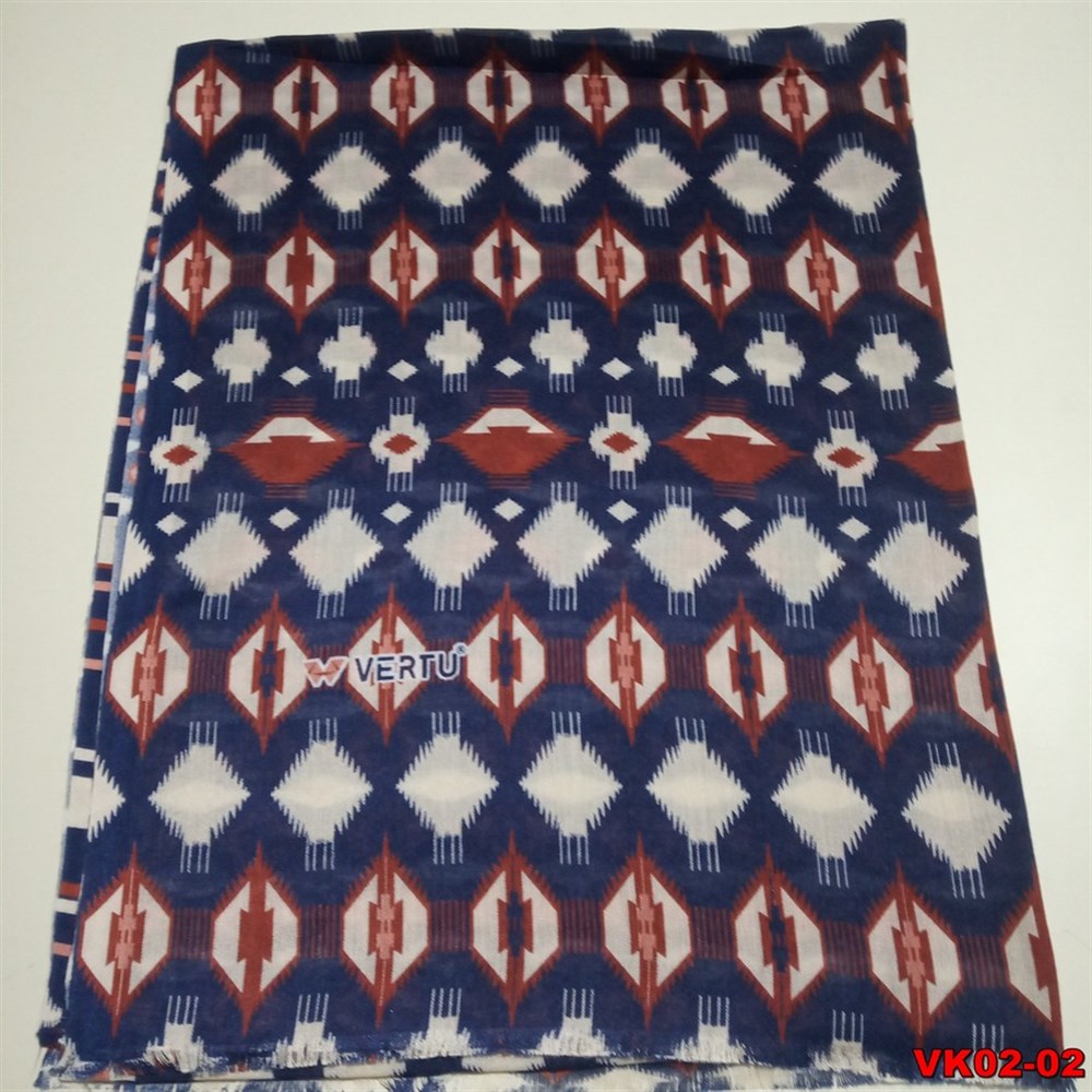 Vertu Desenli Keten Şal