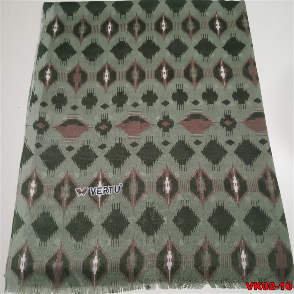 Vertu Desenli Keten Şal