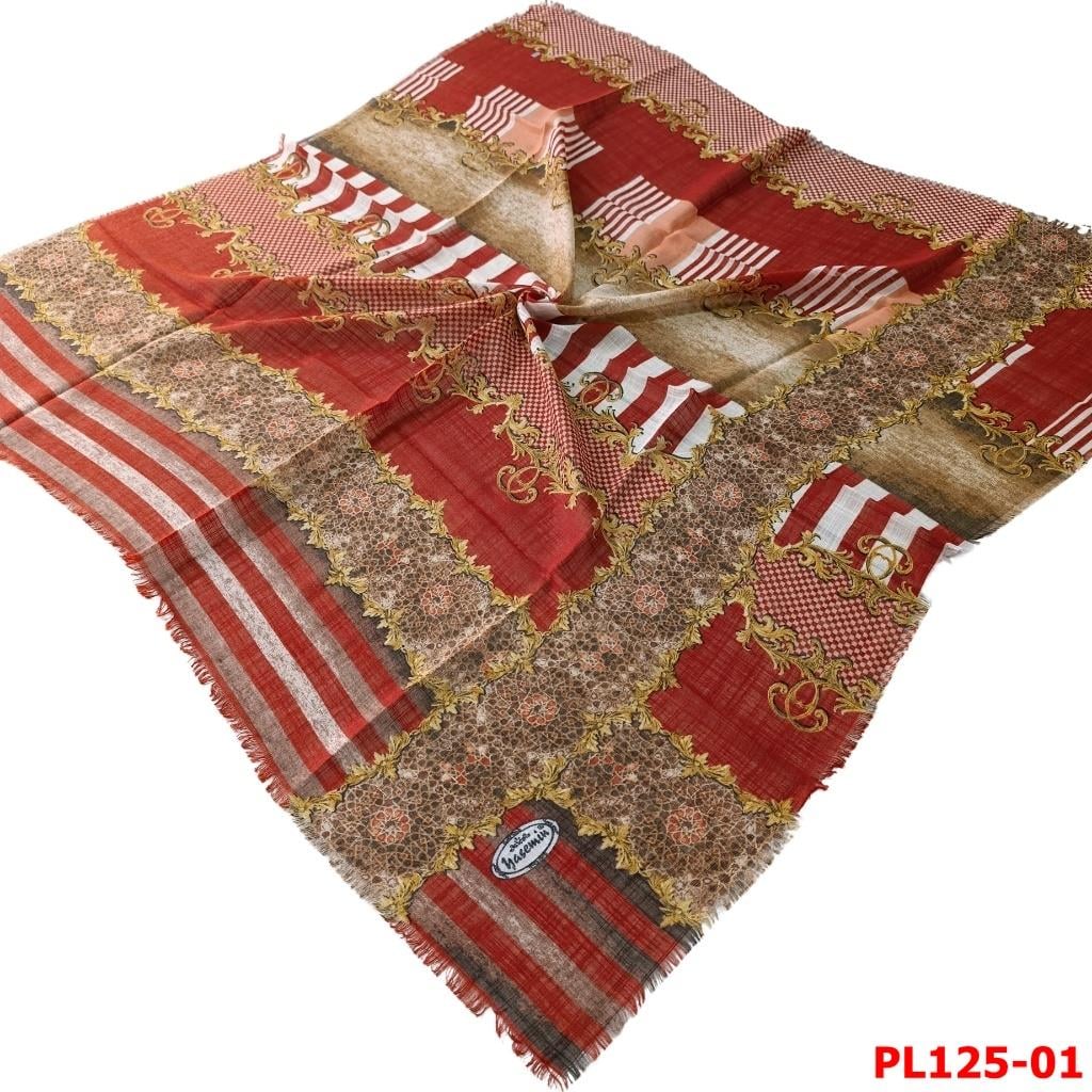 Yasemin İpek Flamlı Eşarp(PL125-01)