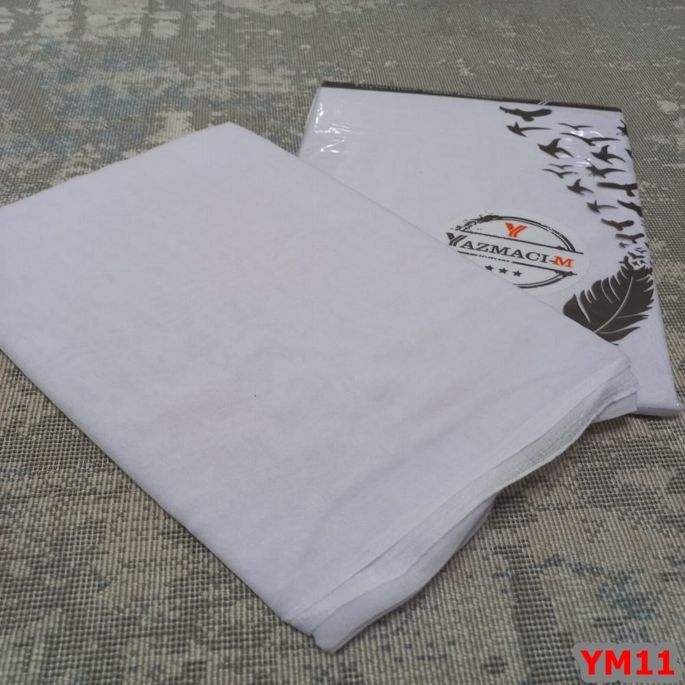 Yazmacım Düz Renk Poşetli Yazma(YM11)