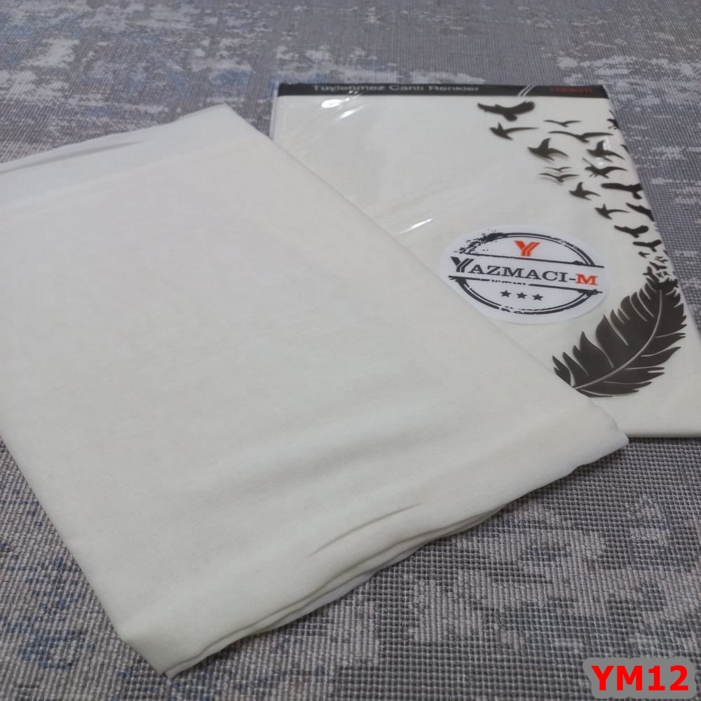 Yazmacım Düz Renk Poşetli Yazma(YM12)