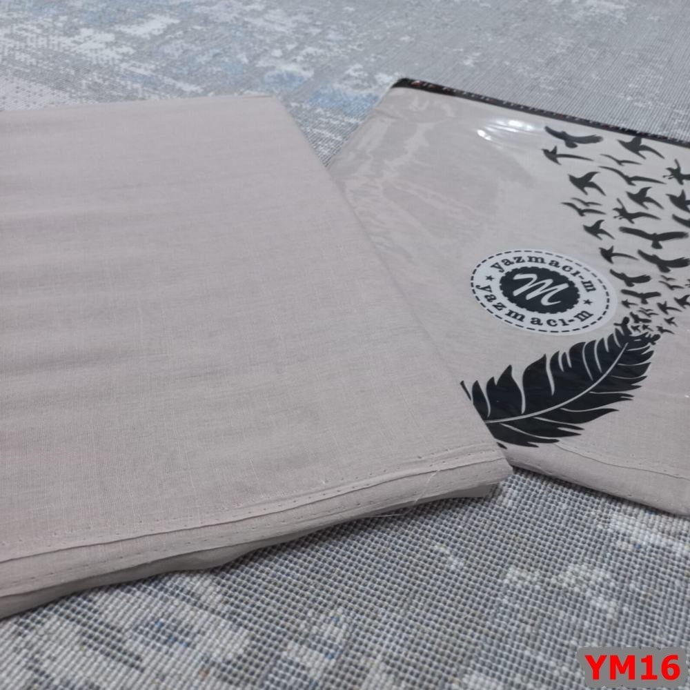 Yazmacım Düz Renk Poşetli Yazma(YM16)