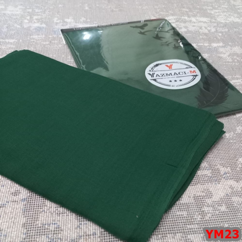 Yazmacım Düz Renk Poşetli Yazma(YM23)