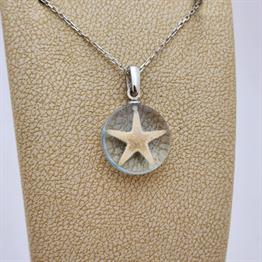 Deniz Yıldızı Epoksi Gümüş Kolye