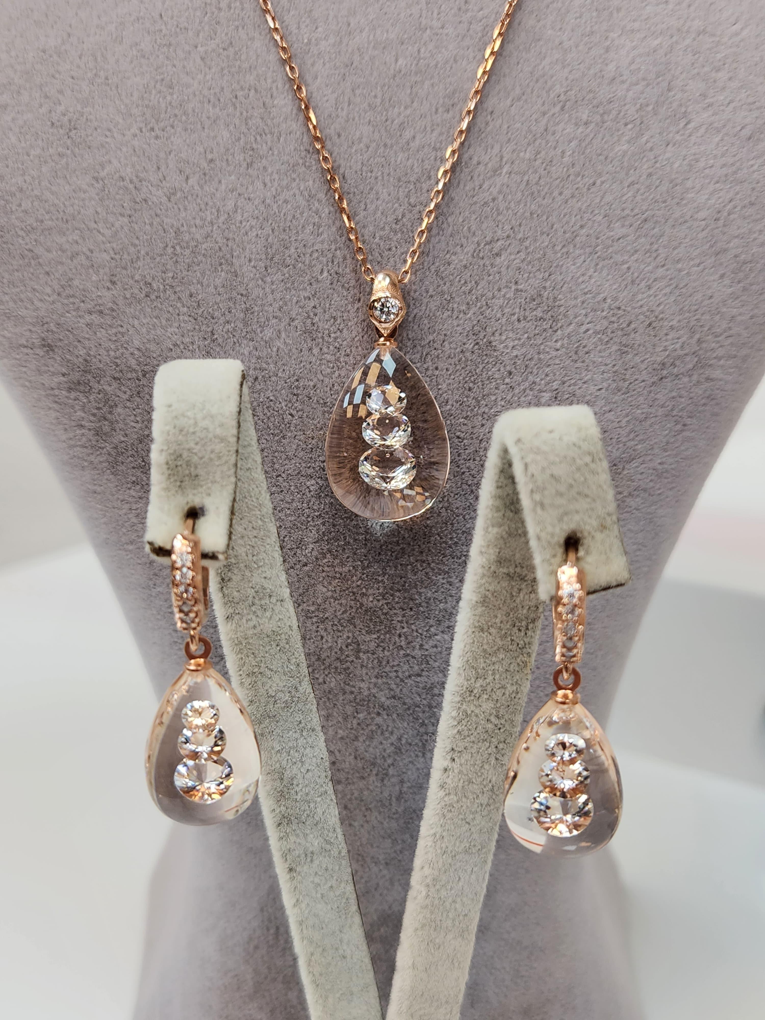 Zirkon Taşlı Gümüş Set