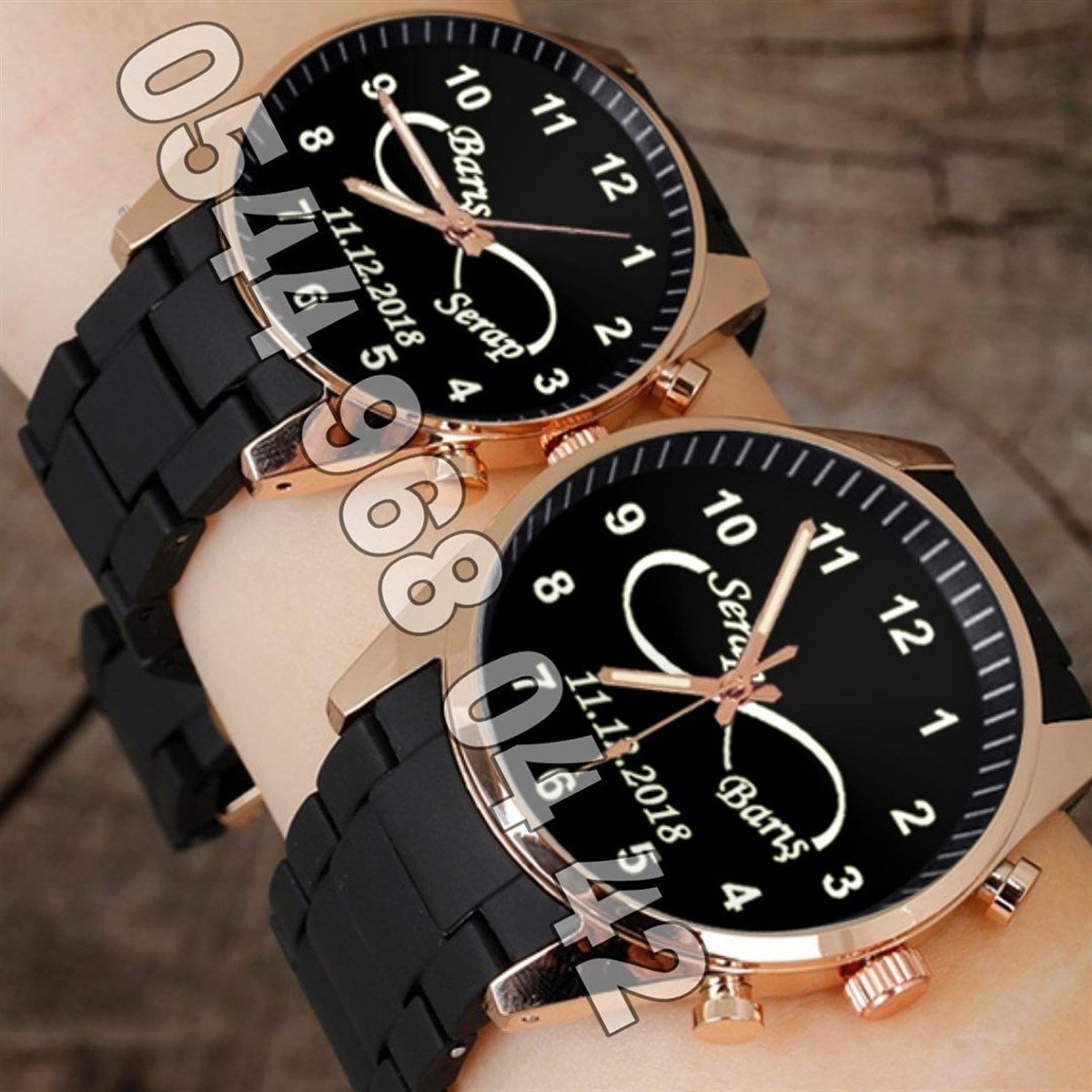 Çift Saat Kombinleri Sevgili Saatleri Arkadaşa Sevgiliye Hediye Kol Saati  Modelleri