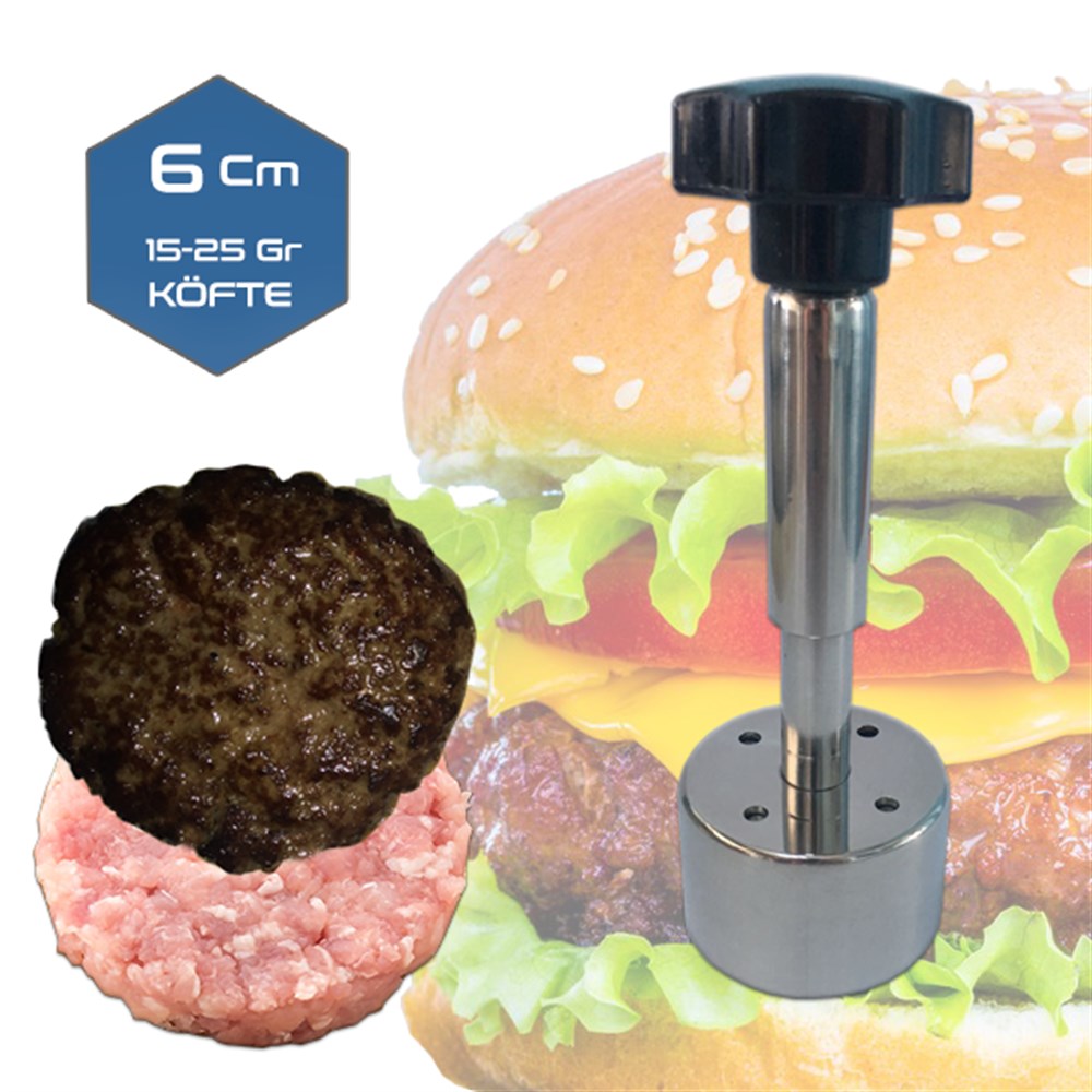 6 Cm Hamburger Köfte Kalıbı