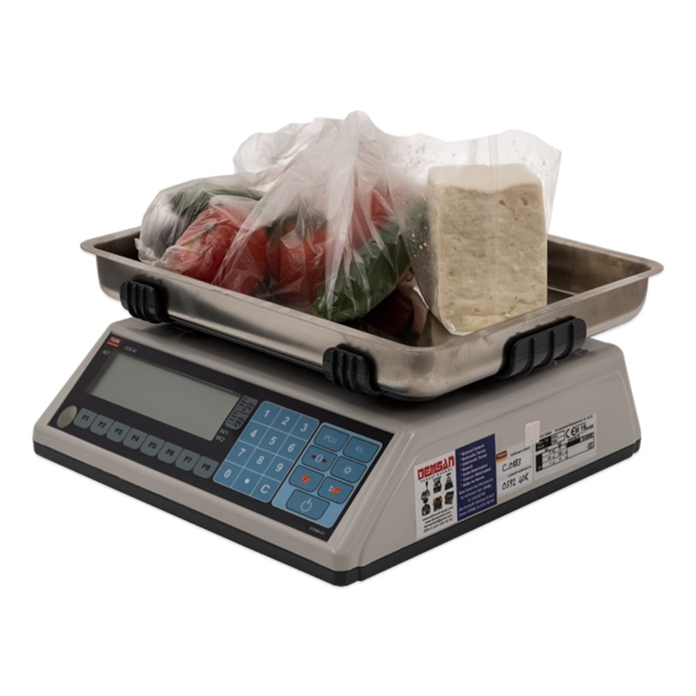 EGE M 30 Kg 5 Gr Onaylı Fiyat Hesaplamalı Terazi