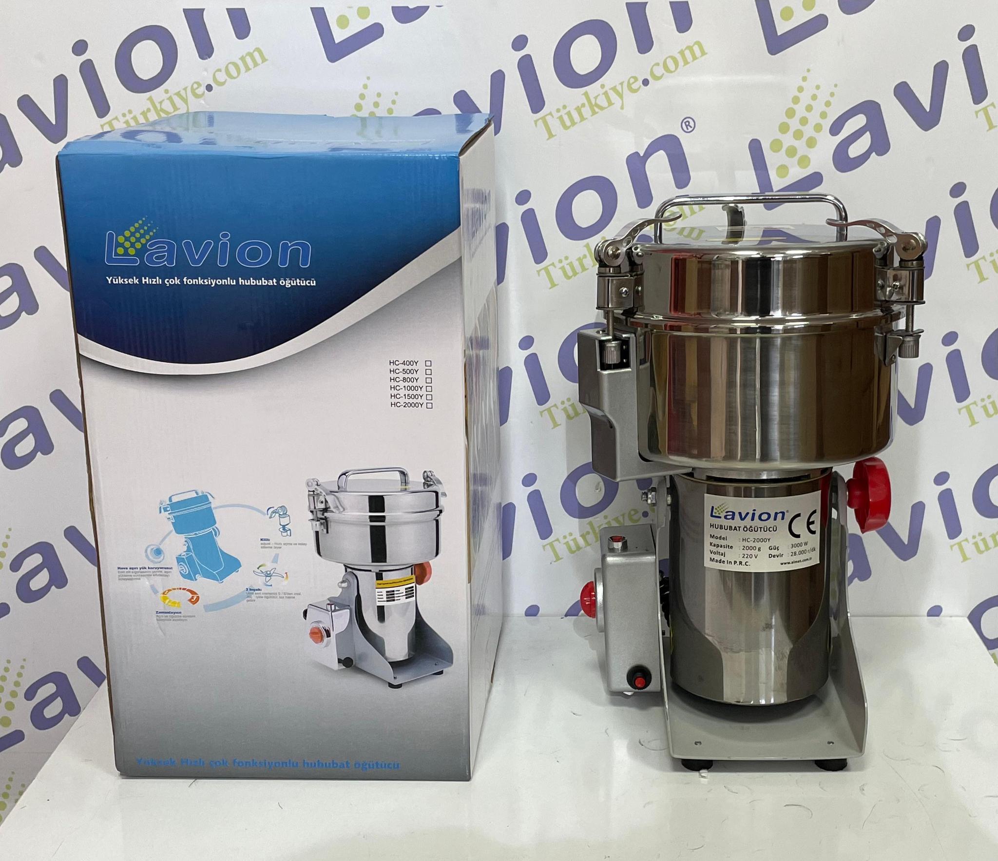 Lavion HC2000Y Gr Yüksek Hızlı Bitki Baharat Öğütücü