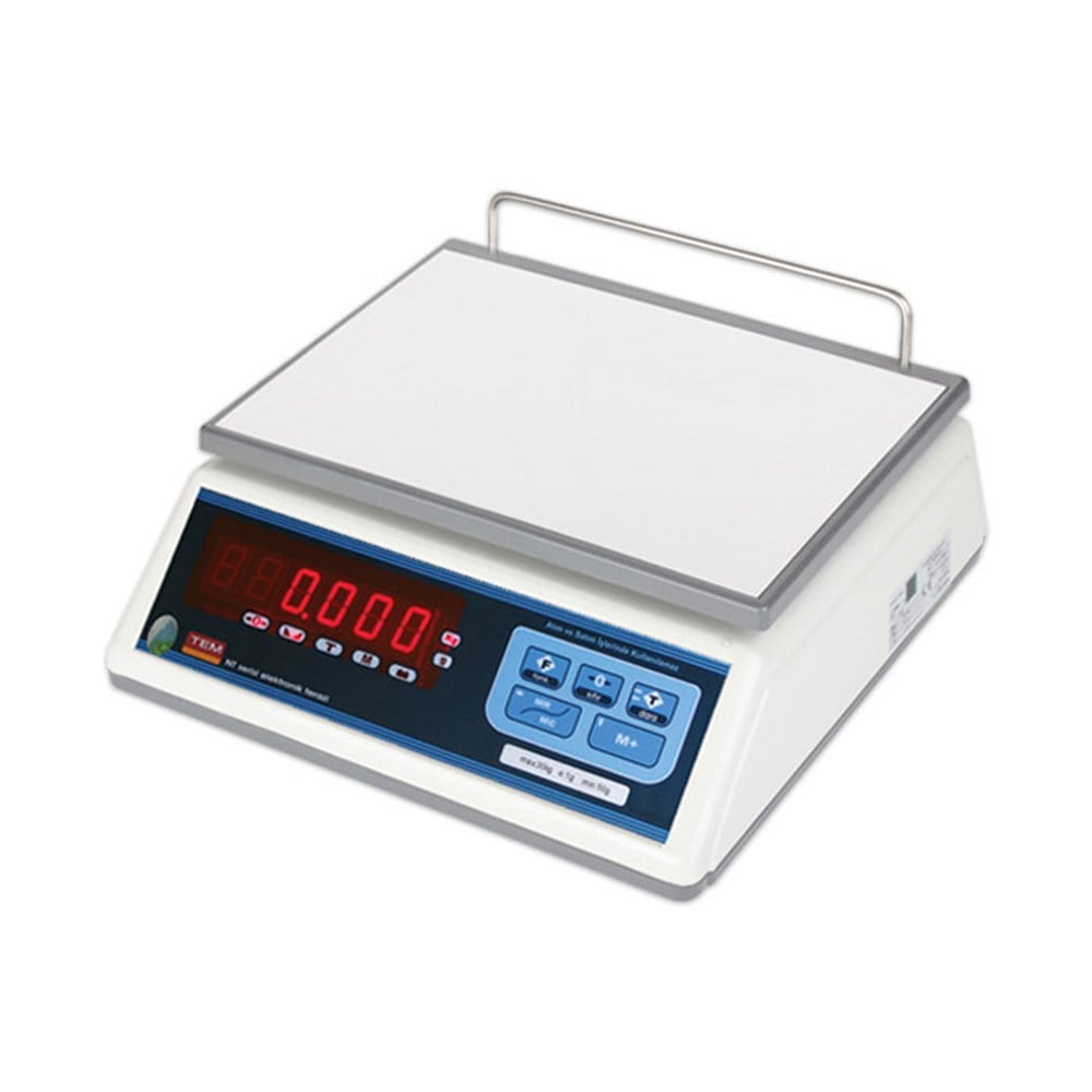 EGE NT LED 15 Kg 2-5 Gr Düz Kefe Onaylı Tartım Terazisi