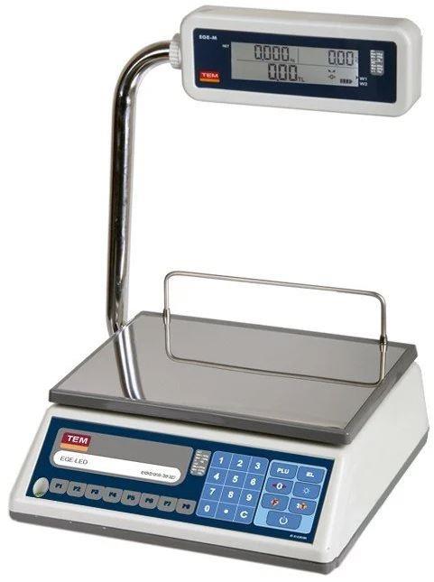 TEM EGE-BD 30 Kg. 5/10 Gr. Fiyat Hesaplamalı Terazi
