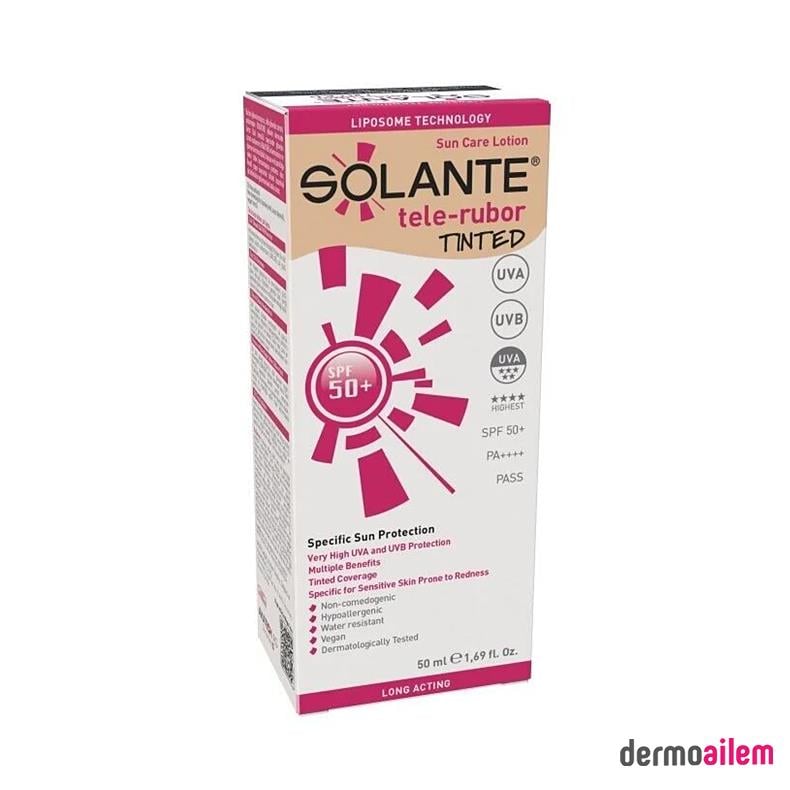 Solante Telerubor Tinted Spf 50 Faktör Losyon 50 ml