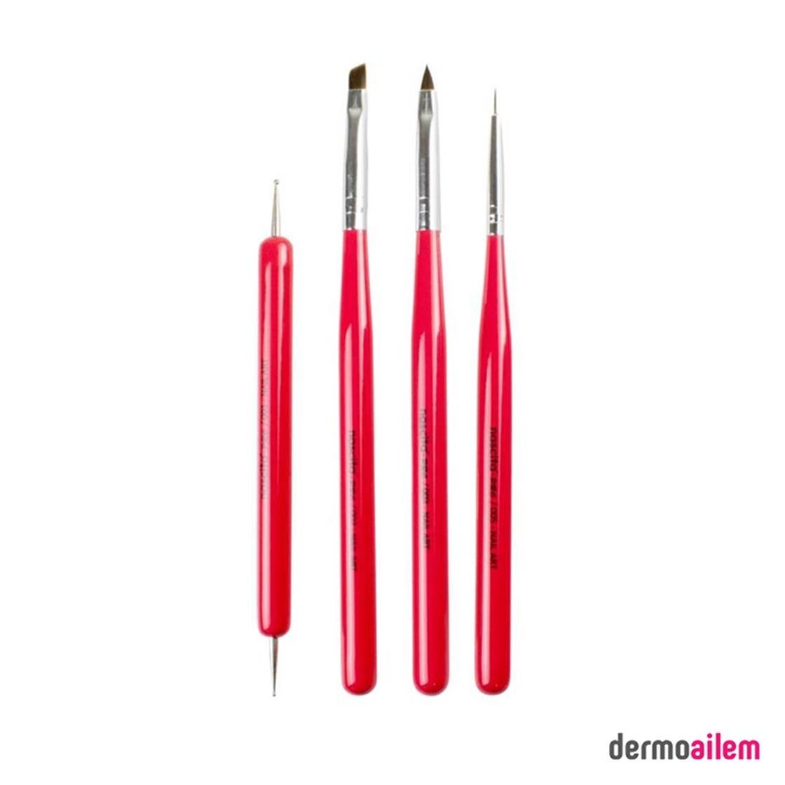 Tırnak SüslemeNascitaNascita Nail Art Tırnak Süsleme Fırça Seti - 07