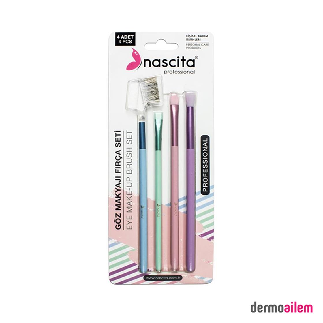 Fırça SetleriNascitaNascita Pratik 4'lü Göz Makyajı Fırça Seti - 73