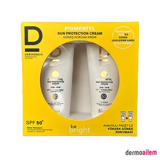 Dermoskin Pigmentyl Sun Protection Spf 50+ Cream 75 ml | İkili Paket