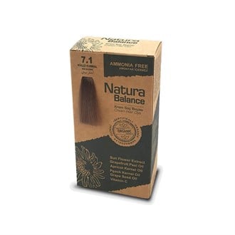 Natura Balance Organik Krem Saç Boyası 60 ml - 7.1 Küllü Kumral