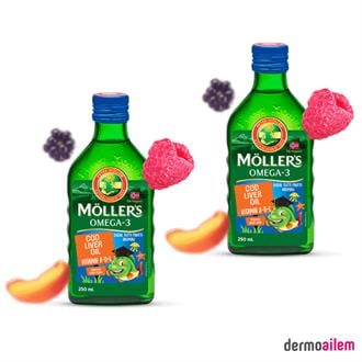 Möllers Omega 3 250 ml Balık Yağı Tutti Frutti Aromalı 2 Adet