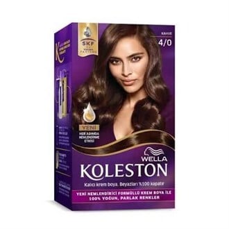 Wella Koleston Kit Saç Boyası Kahve 4/0