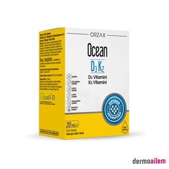 Orzax Ocean D3K2 Vitamin Damla 20 ml