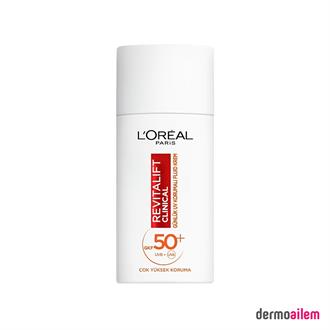 Spf 20 & 50 ArasıLoreal ParisLoreal Paris Revitalift Clinical Günlük Yüksek Uv Korumalı Güneş Kremi Spf 50+ 50 ml