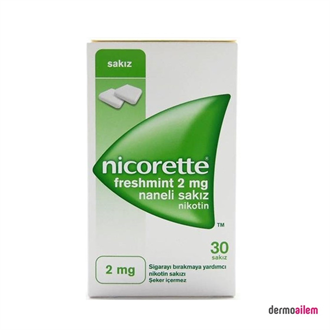 Vücut SağlığıNicoretteNicorette Freshmint 2mg Naneli 30 Lu Sakız Nikotin