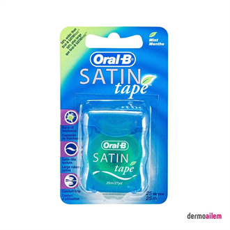 Diş İpleriOral-BOral B Satin Tape Ferahlık ve Temizlik Hissi Veren Diş İpi 25 m