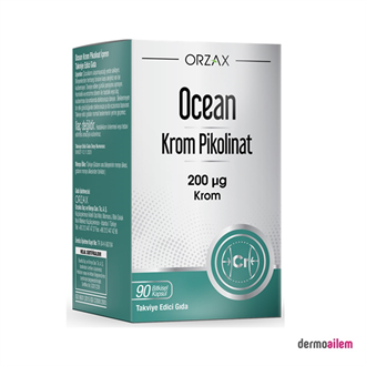 Takviye Edici GıdalarOrzaxOrzax Ocean Krom Pikolinat 90 Bitkisel Kapsül