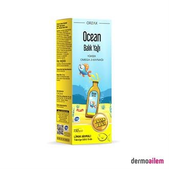 Omega 3 & Balık YağlarıOrzaxOrzax Ocean Omega3 Şurup 150 ml Limon Aromalı