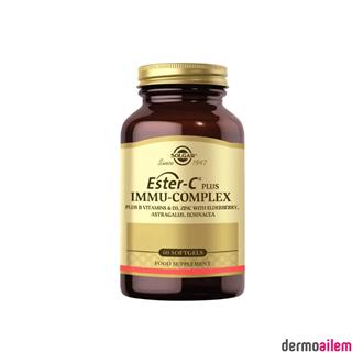 Takviye Edici GıdalarSolgarSolgar Ester-C Plus Immu-Complex 60 Softgels