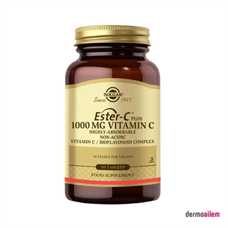 Takviye Edici GıdalarSolgarSolgar Ester-C Plus Vitamin C 1000 mg 60 Tablet