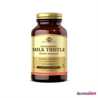 Takviye Edici GıdalarSolgarSolgar Milk Thistle 100 mg 50 Kapsül