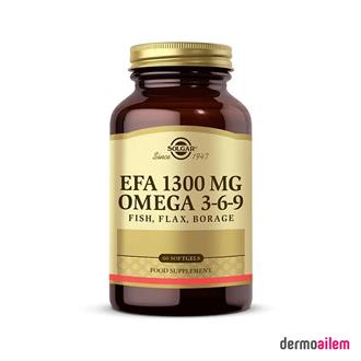 Omega 3 & Balık YağlarıSolgarSolgar Omega 3-6-9 EFA 1300 mg 60 Softgel Kapsül