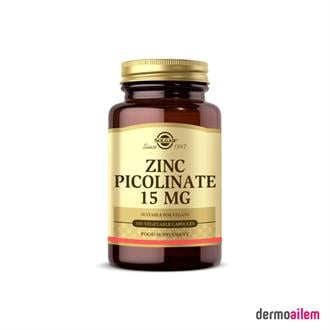 Takviye Edici GıdalarSolgarSolgar Zinc Picolinate 15 mg 100 Kapsül