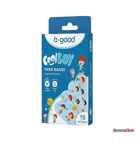 BantlarB-GoodB-Good Cool Boy Erkek Çoçuk Yara Bandı 15'li