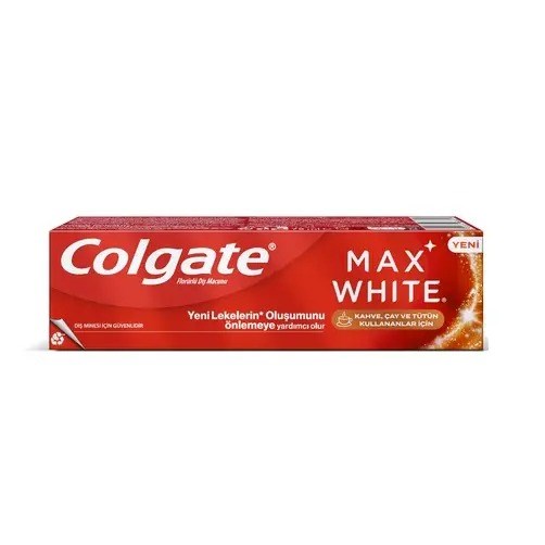 Colgate Max White Kahve Çay Tütün Lekelerine Karşı Diş Macunu 75 ml