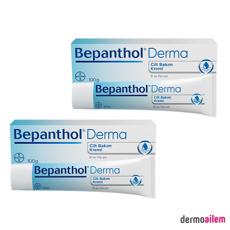 Bepanthol Cilt Bakım Kremi 100 gr 2 Kutu