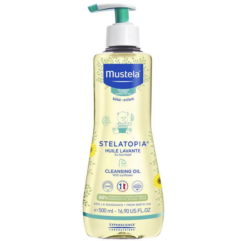 Mustela Stelatopia Huile Lavante Cleansing Oil