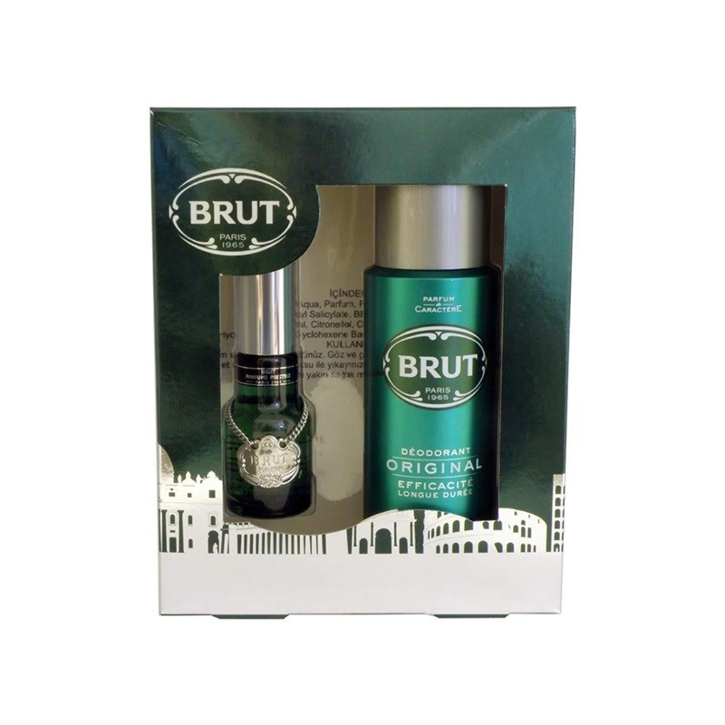 Brut Original 200 ml + Madalyonlu Parfüm 30 ml Kofre