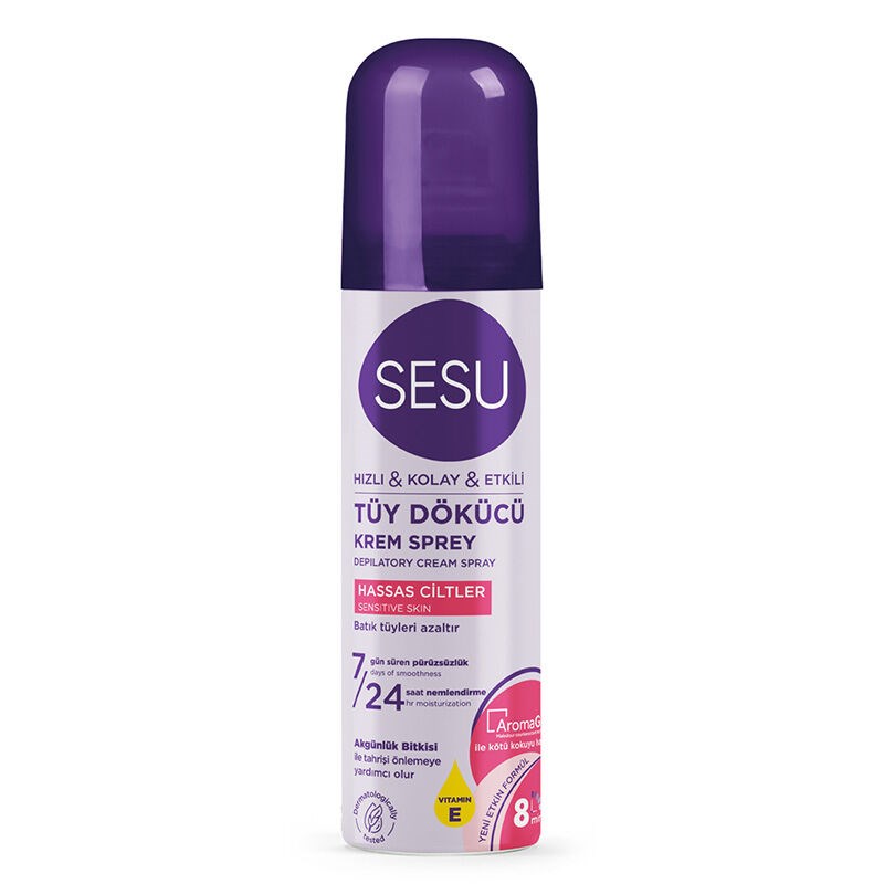 diğer Sesu Tüy Dökücü Krem Sprey 150 ml - Hasas Ciltler