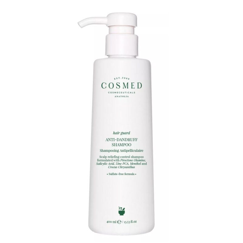 Cosmed Hair Guard Anti-Dandruff Shampoo - Sülfatsız Tuzsuz Kepeğe Karşı Salisilik Asit ve Mentol İçeren Arındırıcı Şampuan