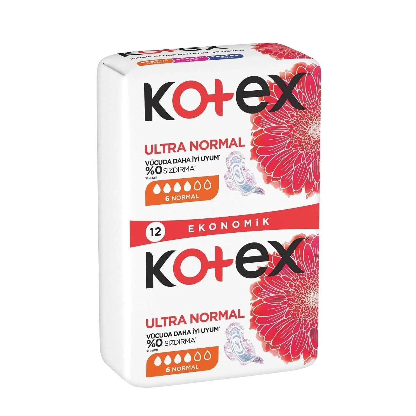 Kotex Ped Ultra Double Normal Ultra Double Normal 12'li