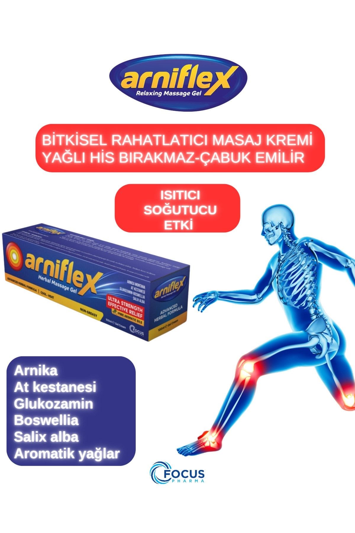 Arniflex-CC Arniflex Herbal Rahatlatıcı Masaj Jeli 100 ml