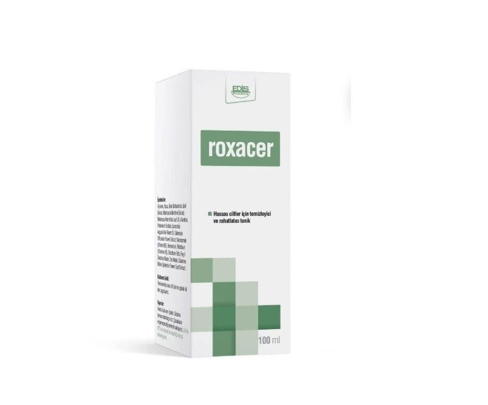 Edis Pharma Roxacer Hassas Ciltler İçin Temizleyici ve Rahatlatıcı Tonik 100 ml